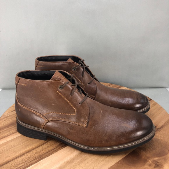 Rockport Classic Break Chukka Boots Leather Ankle Dress Casual